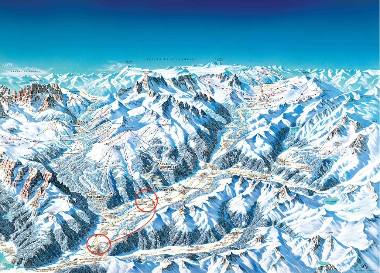 Angeli Dolomiti House Leilighet Croviana Eksteriør bilde
